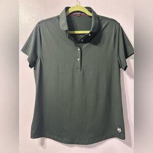 GREYSON Women’s Polo Golf Shirt‎ Forest Green Size Large